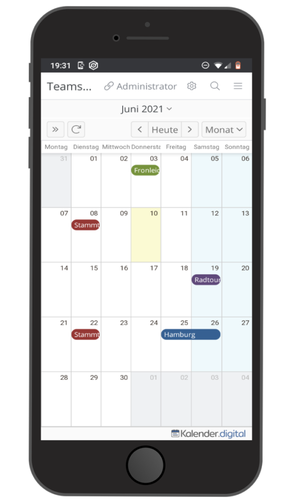 Kalender.digital - gruppen-kalender.de